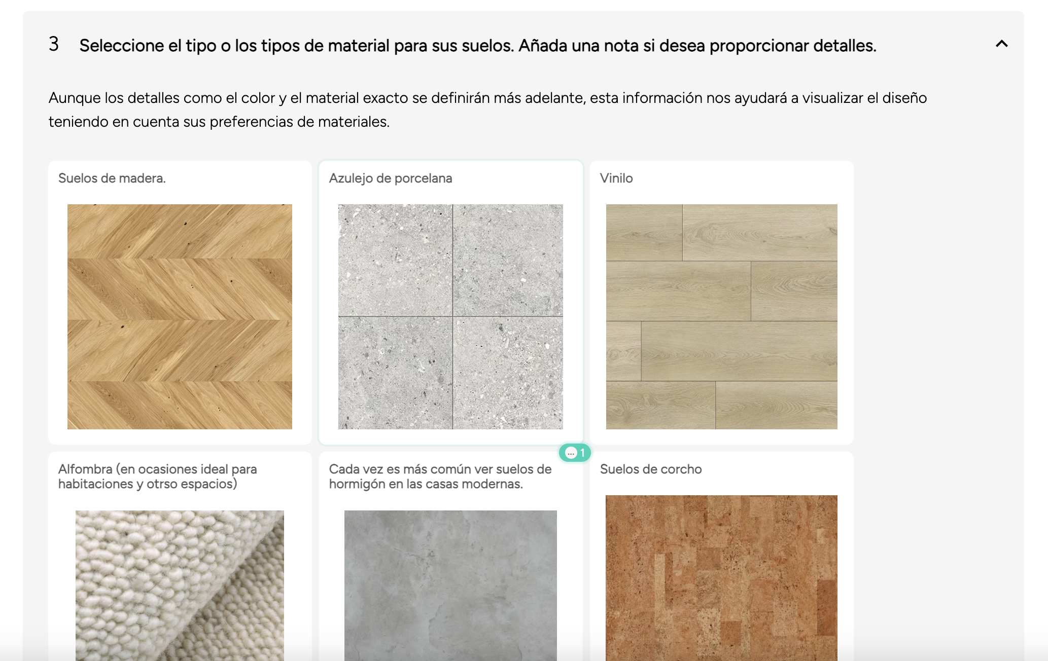 opciones del proyecto